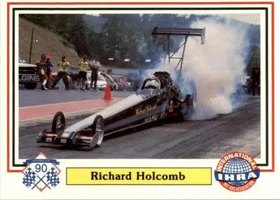 Richard Holcomb - 1990 Checkered Flag IHRA - #78 - Racing - Racing Card Single