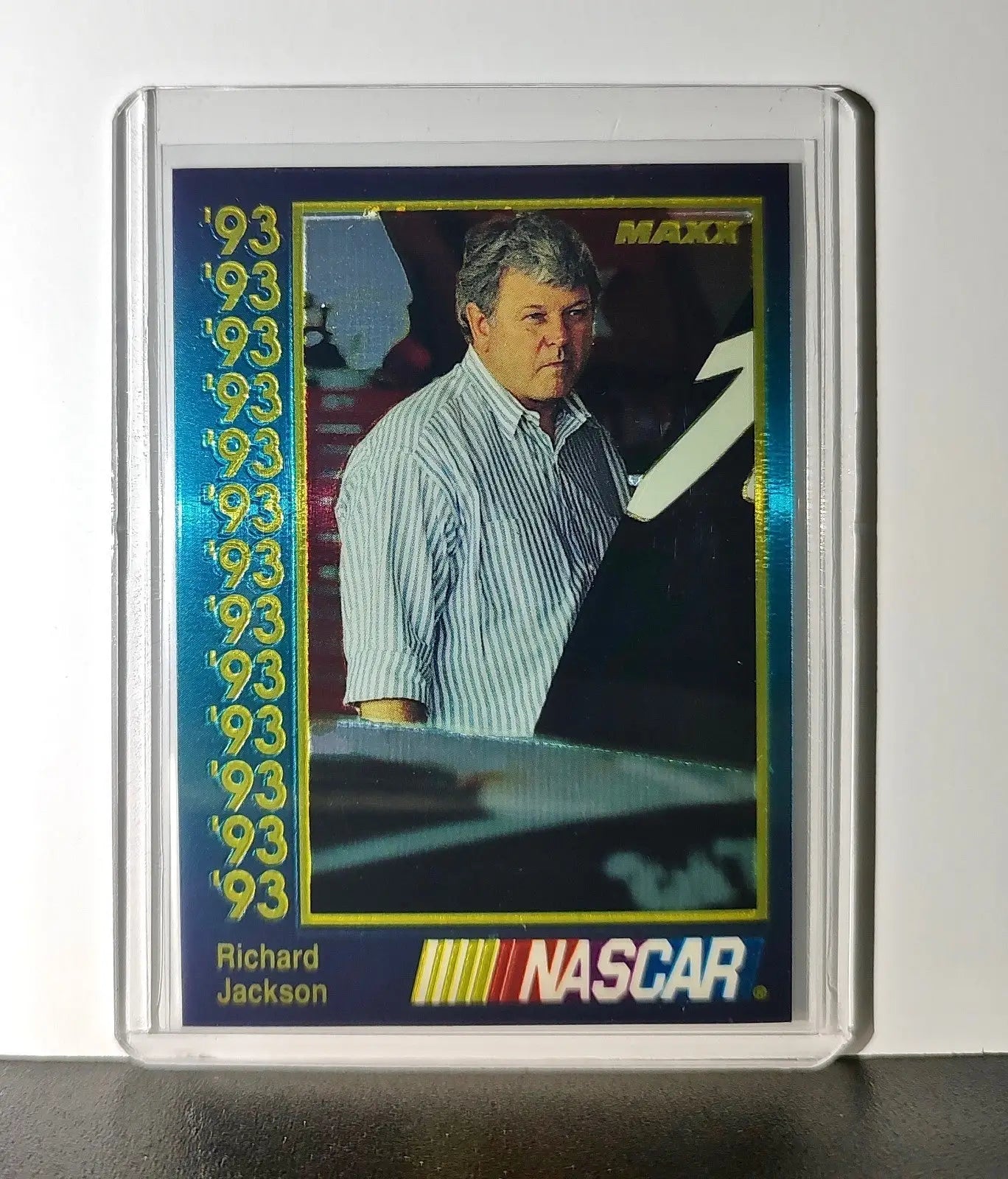 Richard Jackson 1993 Maxx Premier Plus Racing #112 NASCAR Precision Products - Racing Card Single