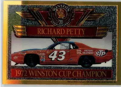 Richard Petty 1972 Car - 1991 Maxx Winston 20th Anniversary Foils - Racing - Racing Card Single
