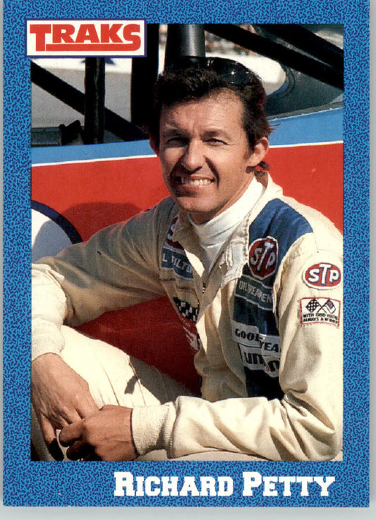 Richard Petty (20th Anniversary) - 1991 Traks Richard Petty - #1 - Racing - Racing Card Single