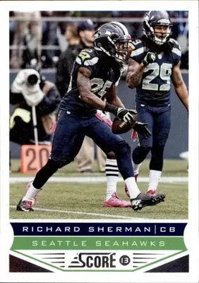 Richard Sherman - 2013 Score - #199 - Football - Football Card Single