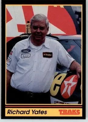 Richard Yates - 1991 Traks - #180 - RC Racing - Racing Card Single