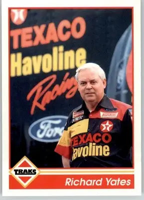 Richard Yates - 1992 Traks - #180 - Racing - Racing Card Single