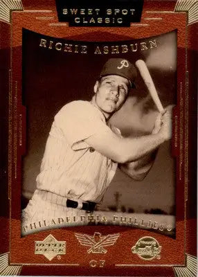 Richie Ashburn - 2004 Upper Deck Sweet Spot Classic - #66 - Baseball - Baseball Card Single