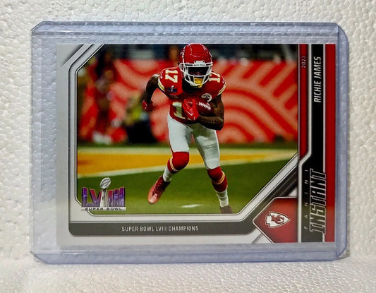 Richie James 2023 Panini NFL Superbowl Champions #14 Card Kansas City Chiefs - Football Card Single