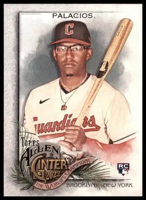 Richie Palacios Rookie 2022 Topps Allen & Ginter #285 Cleveland Guardians - Baseball Card Single