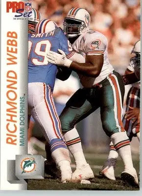 Richmond Webb - 1992 Pro Set - #562 - Football - Football Card Single