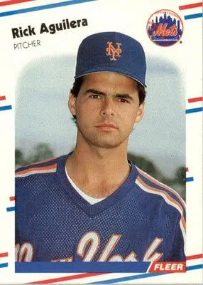 Rick Aguilera - 1988 Fleer - #127 - Baseball - Baseball Card Single
