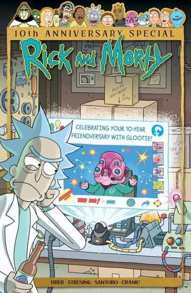 Rick And Morty 10th Anniversary Special #1 (One Shot) Cover B James Lloyd Variant - Comic Book