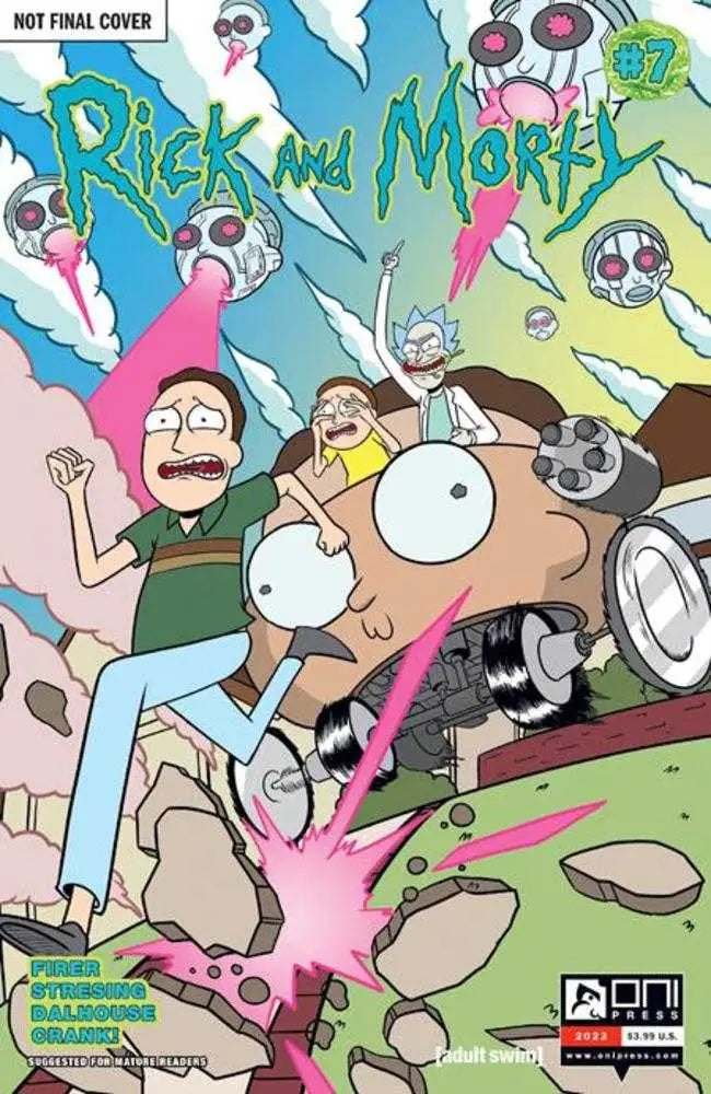 Rick And Morty #7 Cover B Marc Ellerby Variant (Mature) - Comic Book