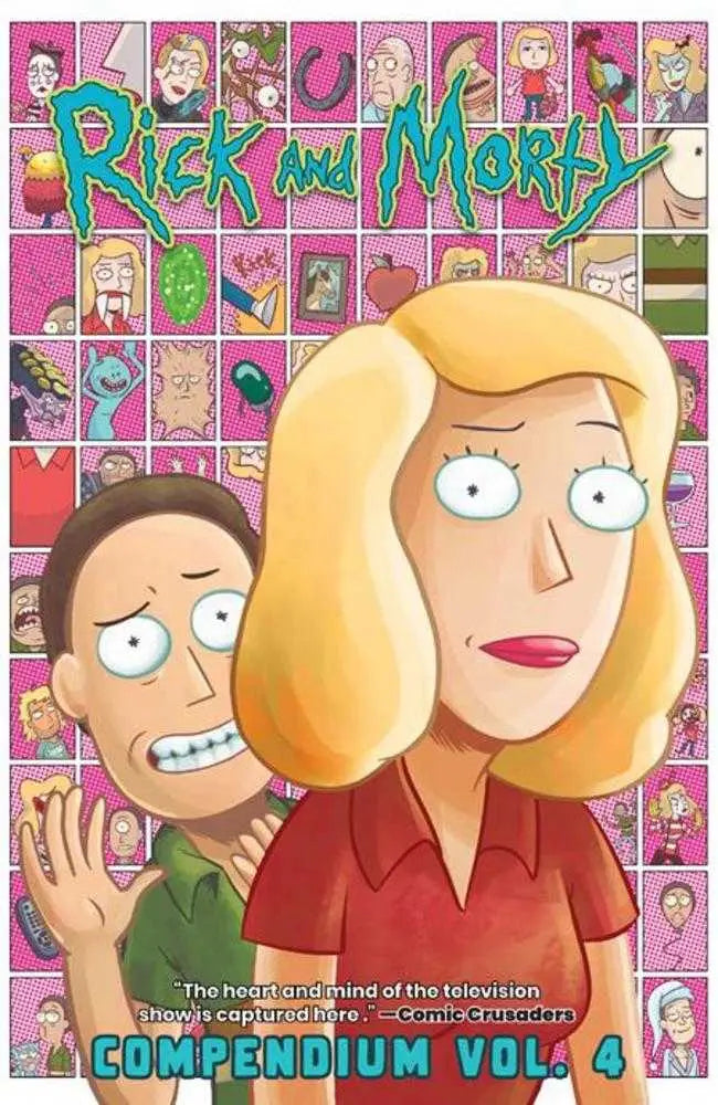 Rick and Morty comic book compendium TPB Volume 04 front cover image