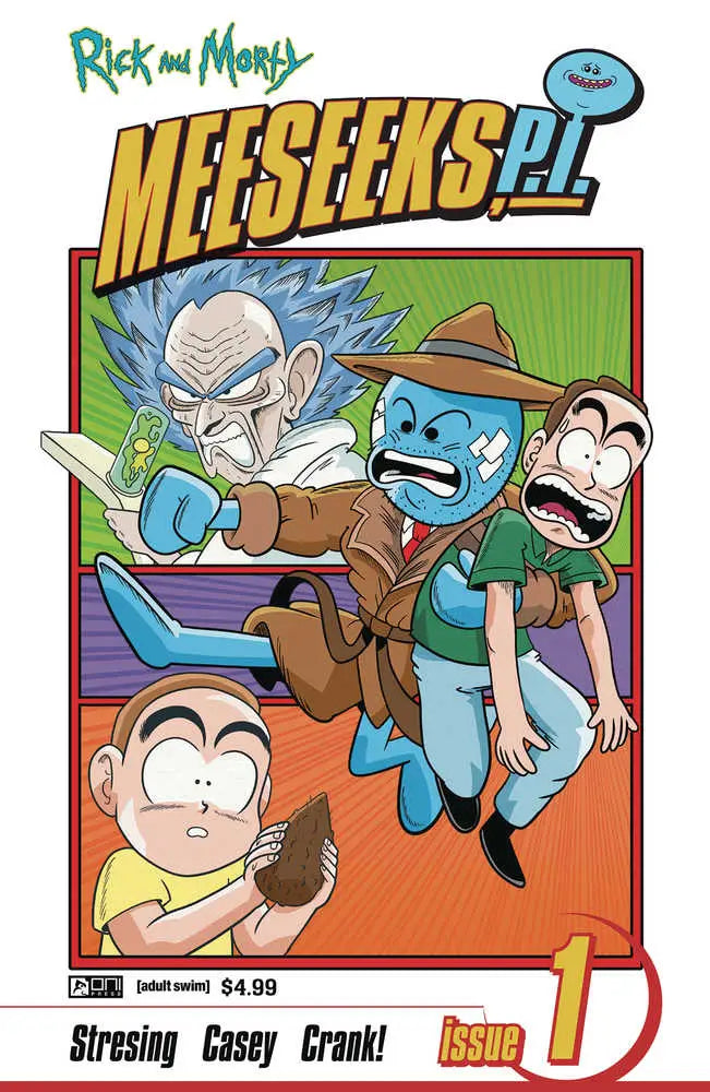 Rick And Morty Meeseeks Pi #1 Cover B Ellerby Manga Variant (Mature) - Comic Book