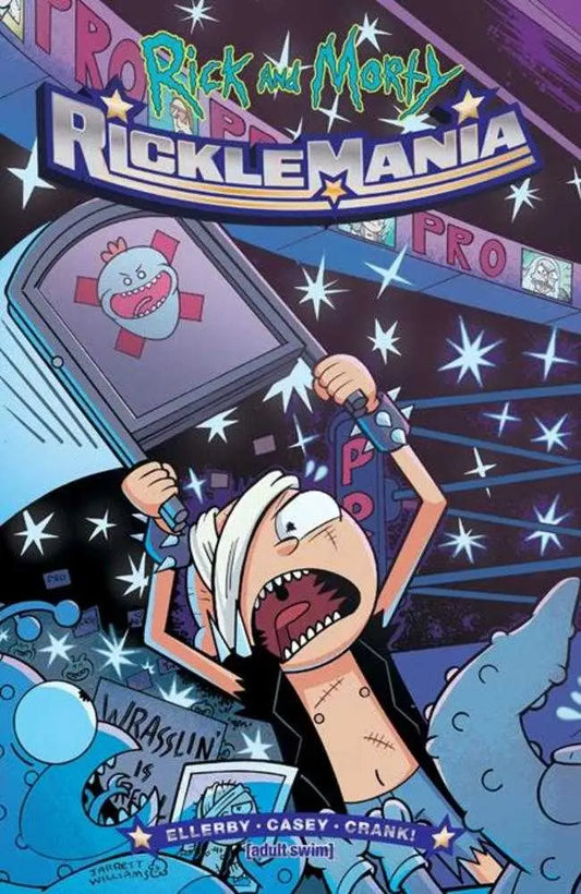 Rick and Morty Ricklemania comic book cover featuring interlocking variant by Marc Ellerby