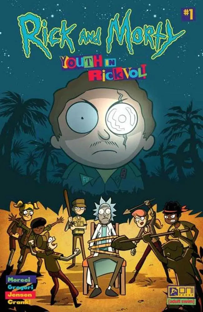 Comic book cover for Rick and Morty Pocket Like You Stole It #1 Cover B Sarah Burrini Variant
