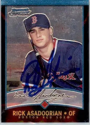 Rick Asadoorian - 2001 Bowman Chrome - #209 - AUTO Baseball - Baseball Card Single