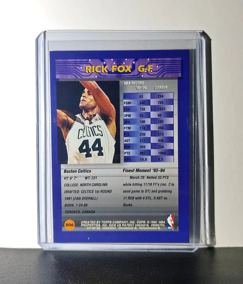 Rick Fox 1994-95 Topps Finest #306 Basketball Card