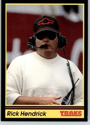 Rick Hendrick - 1991 Traks - #187 - Racing - Racing Card Single