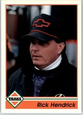 Rick Hendrick - 1992 Traks - #187 - Racing - Racing Card Single