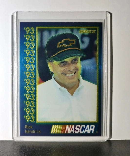 Rick Hendrick 1993 Maxx Premier Plus Racing #94 NASCAR Card Hendrick Motorsports - Racing Card Single