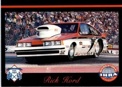 Rick Hord - 1989 Checkered Flag IHRA - #98 - Racing - Racing Card Single