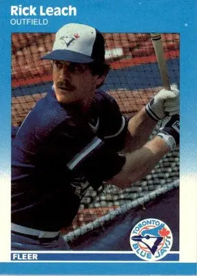 Rick Leach - 1987 Fleer Update - #U-63 - Baseball - Baseball Card Single