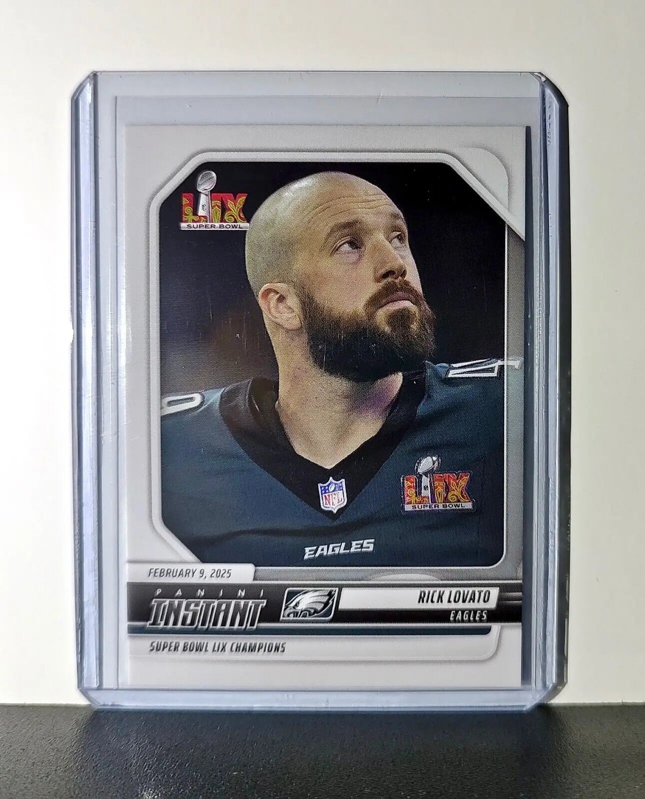 Rick Lovato 2024 Panini Super Bowl LIX Champions NFL #29 Football Card Eagles