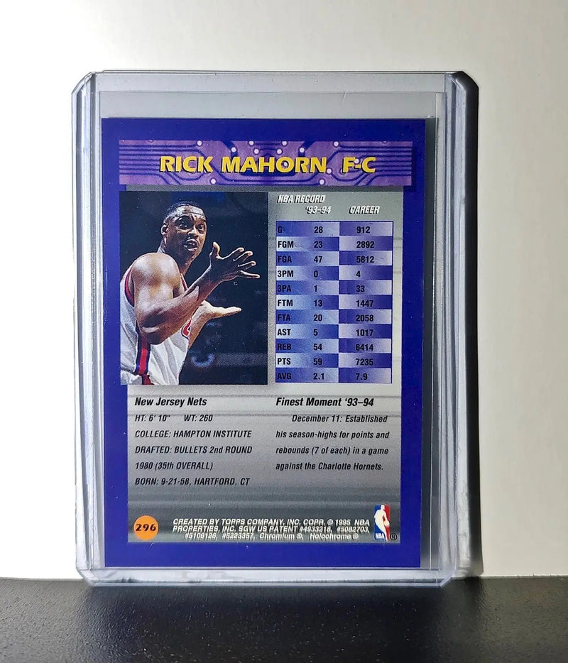 Rick Mahorn 1994-95 Topps Finest #296 Basketball Card