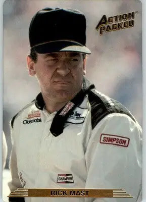 Rick Mast - 1993 Action Packed - #48 - Racing - Racing Card Single