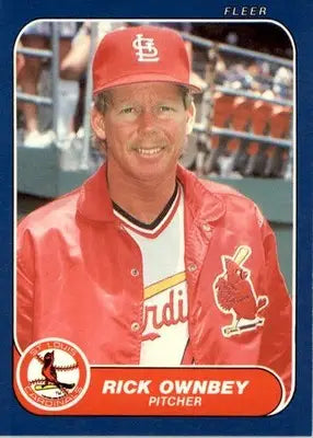 Rick Ownbey - 1986 Fleer Update - #U-85 - Baseball - Baseball Card Single