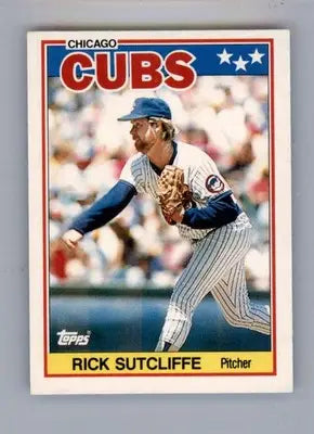 Rick Sutcliffe - 1988 Topps UK Minis - #77 - Baseball - Baseball Card Single