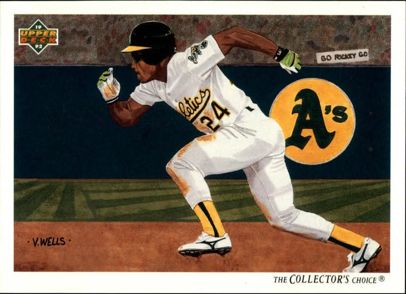 Rickey Henderson 1992 Upper Deck MLB #90 Team Checklist Card Oakland Athletics - Baseball Card Single