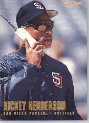 Rickey Henderson - 1996 Fleer Update - #U197 - HOF Baseball - Baseball Card Single