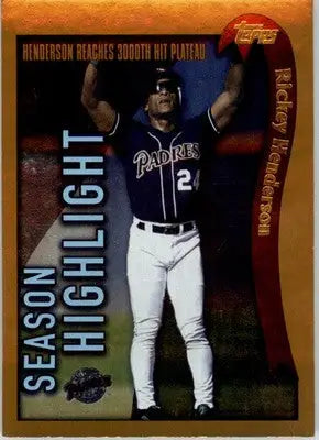 Rickey Henderson - 2002 Topps - #335 - Topps Limited Baseball - Baseball Card Single