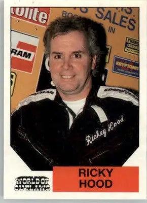 Rickey Hood - 1990 World of Outlaws - #34 - Racing - Racing Card Single