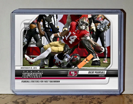 Ricky Pearsall 2024 Panini NFL #142 Rookie Football Card 49ers 1 of 181 - Football Card Single