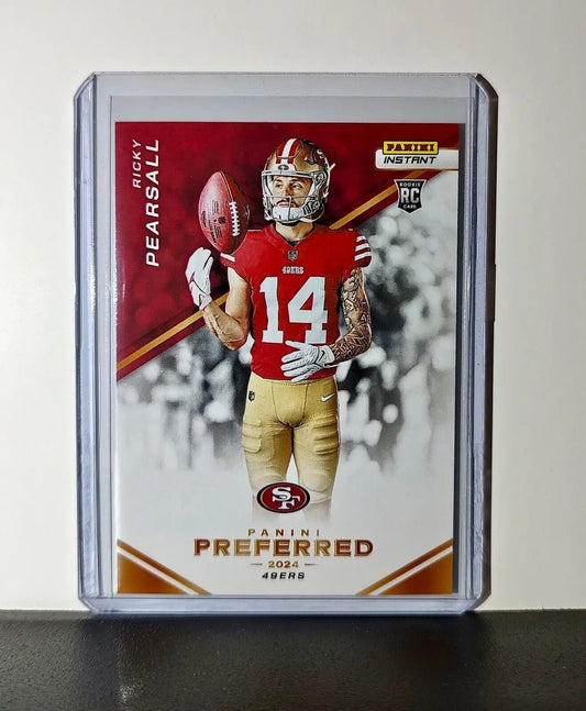 Ricky Pearsall 2024 Panini Preferred NFL #22 Rookie Card SF 49ers 1/335 - Football Card Single