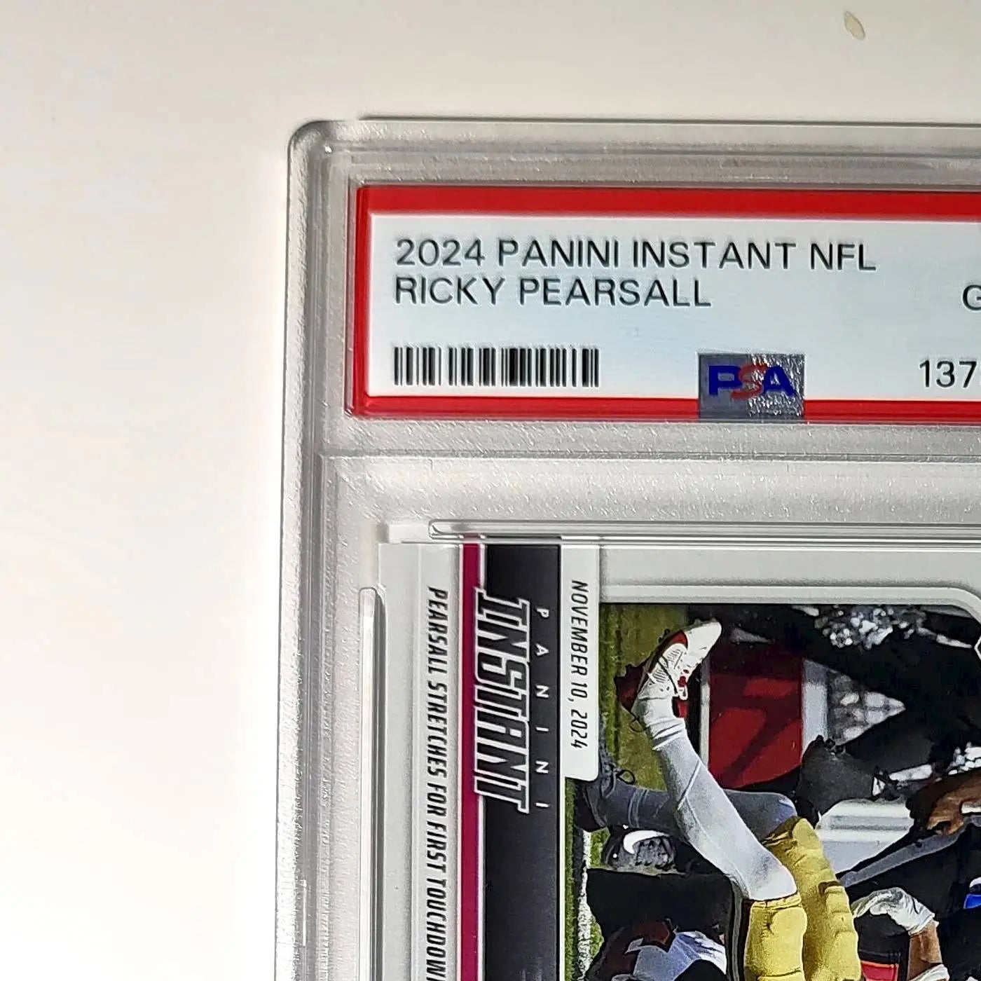 Ricky Pearsall Rookie 2024 Panini Instant NFL #142 PSA 10 Gem Mint