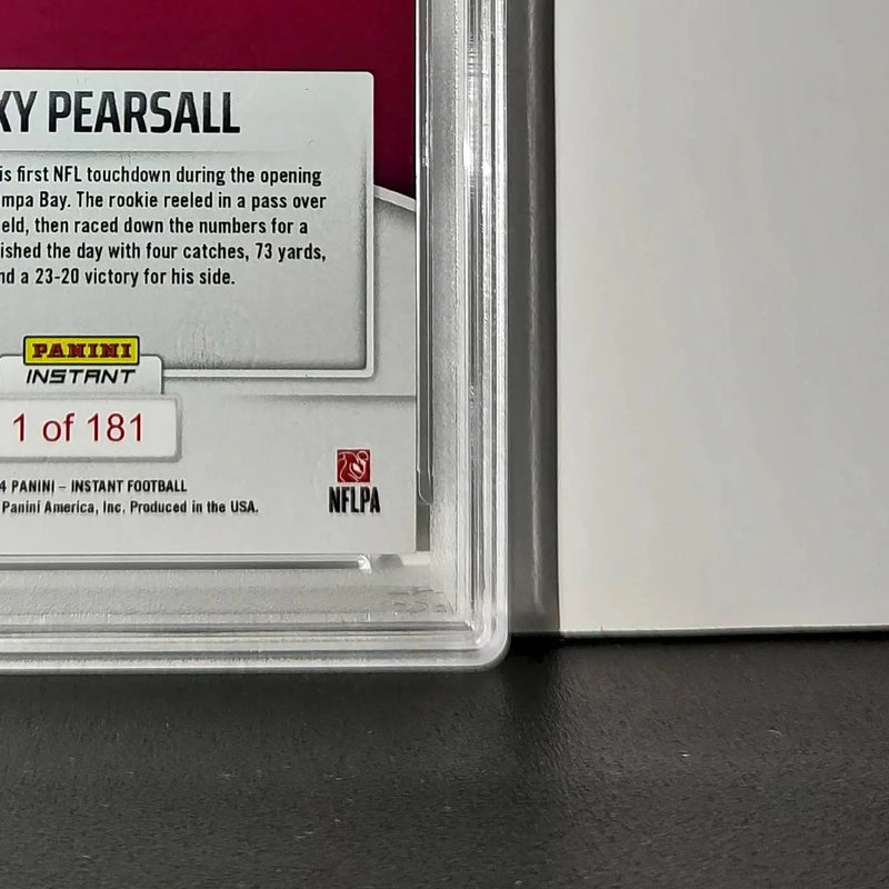 Ricky Pearsall Rookie 2024 Panini Instant NFL #142 PSA 10 Gem Mint