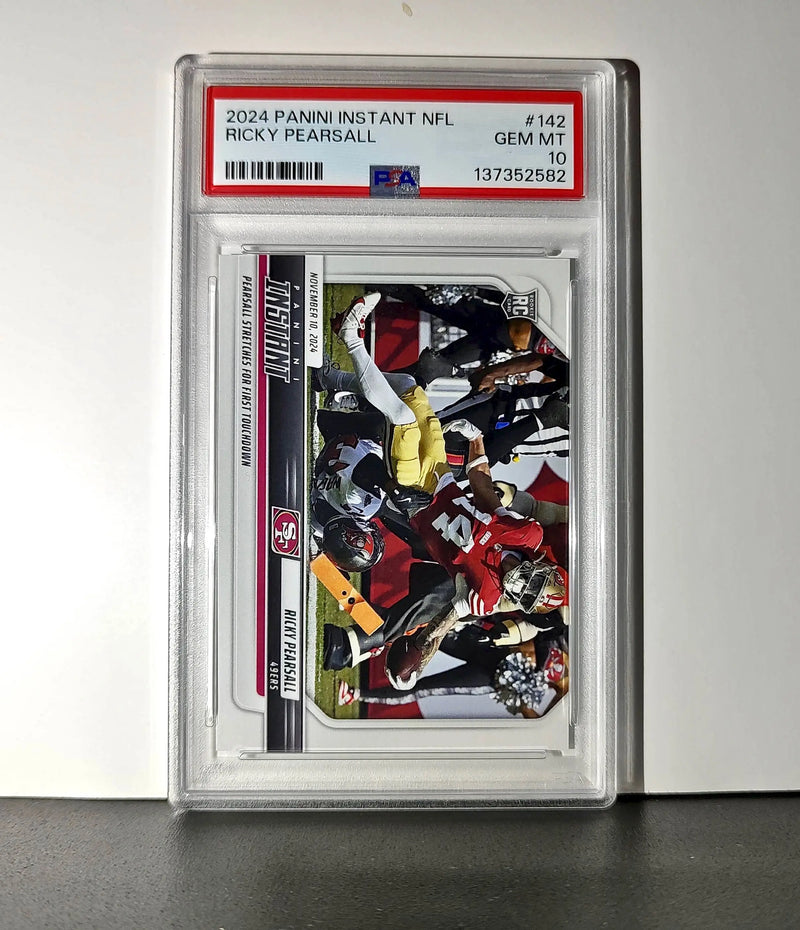 Ricky Pearsall Rookie 2024 Panini Instant NFL #142 PSA 10 Gem Mint