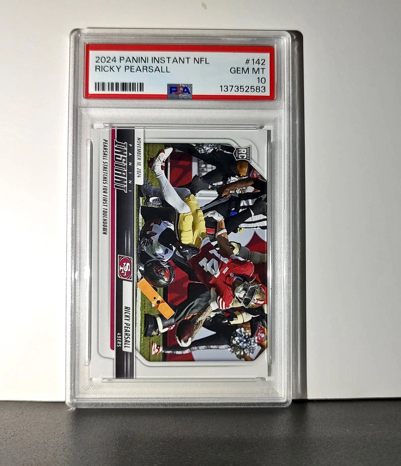 Ricky Pearsall Rookie 2024 Panini Instant NFL #142 PSA 10 Gem Mint