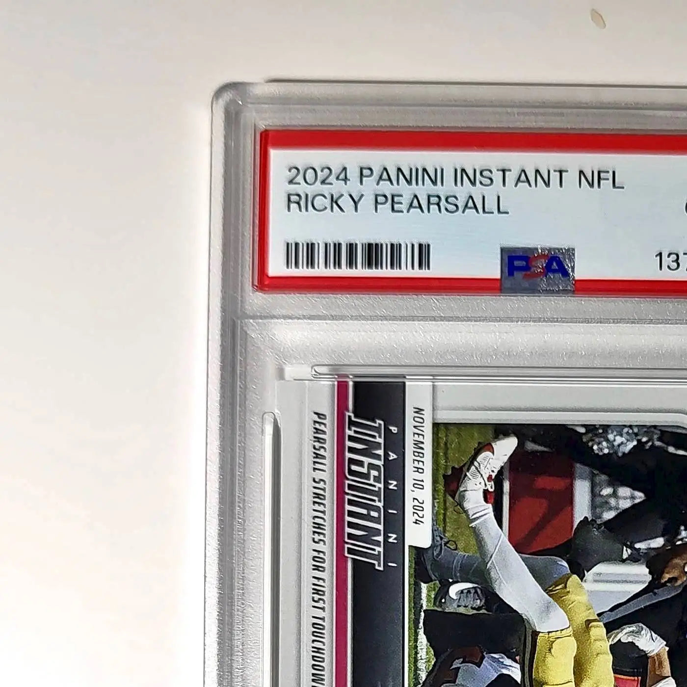 Ricky Pearsall Rookie 2024 Panini Instant NFL #142 PSA 10 Gem Mint