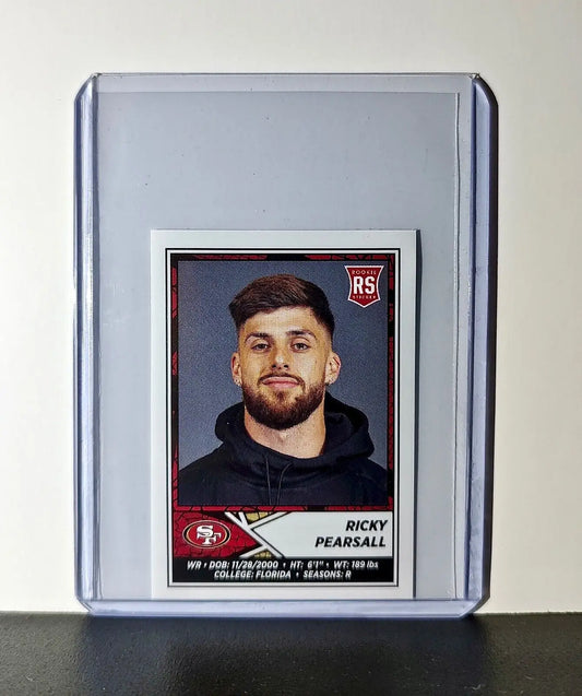 Ricky Pearsall Rookie 2024 Panini NFL Sticker #528 San Francisco 49ers - Football Card Single