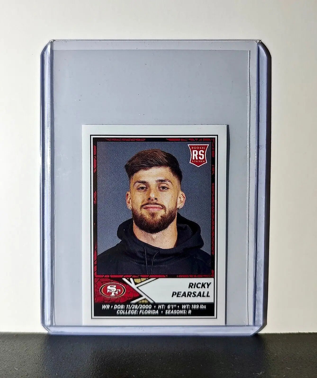 Ricky Pearsall Rookie 2024 Panini NFL Sticker #528 San Francisco 49ers