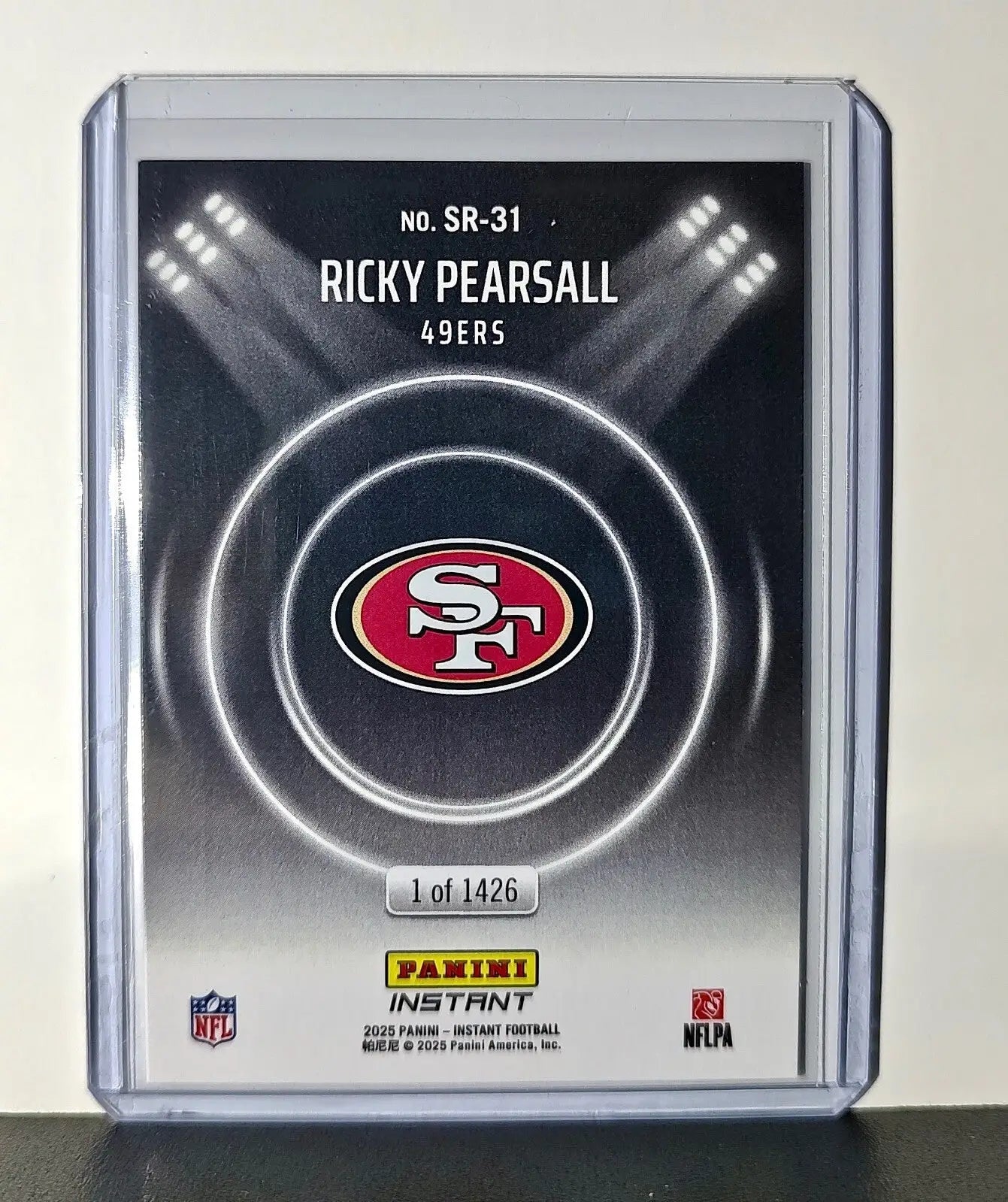 Ricky Pearsall Rookie 2024 Panini Spotlight Rookies NFL #31 49ers 1 of 1426 - Football Card Single