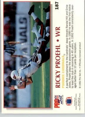 Ricky Proehl - 1992 Pro Set Power - #187 - Football - Football Card Single