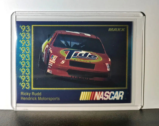Ricky Rudd 1993 Maxx Premier Plus Racing #88 NASCAR Card Hendrick Motorsports - Racing Card Single