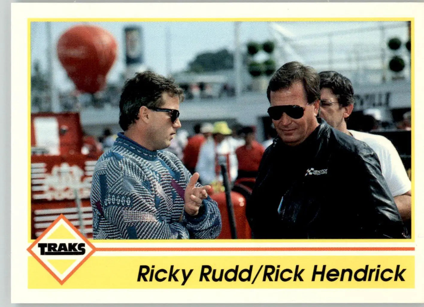 Ricky Rudd / Rick Hendrick - 1992 Traks - #136 - Racing - Racing Card Single