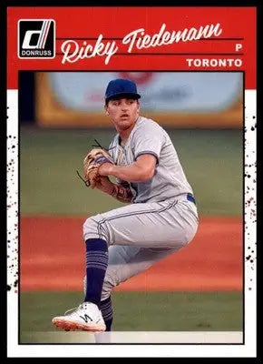 Ricky Tiedemann 2023 Donruss #249b Toronto Blue Jays - Baseball Card Single