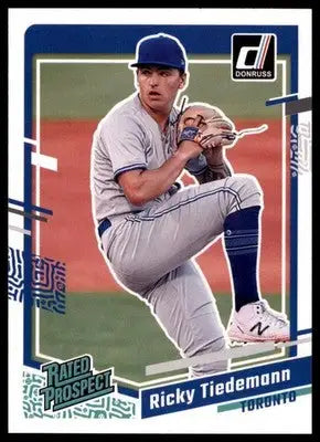Ricky Tiedemann 2023 Donruss #35 Toronto Blue Jays - Baseball Card Single