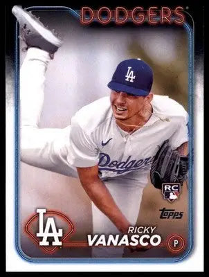 Ricky Vanasco Rookie 2024 Topps Update #US38 Los Angeles Dodgers - Baseball Card Single